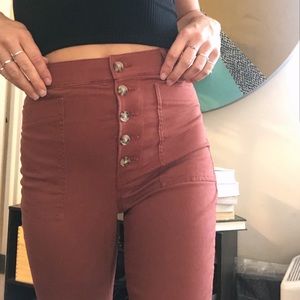 Express High Rise Ankle Crop